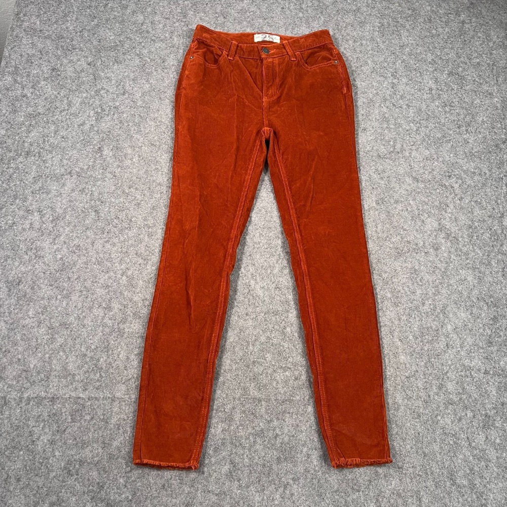 We The Free People Fired Chestnut Skinny Corduroy Jeans Women's Size 25